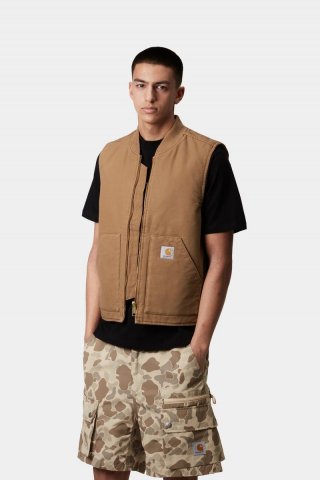 Carhartt Classic Vest - Hamilton Brown, gespült Carhartt Classic Vest - Hamilton Brown, gespült