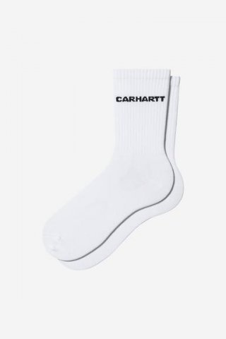 Carhartt Link Socks - Weiß / Schwarz Carhartt Link Socks - Weiß / Schwarz