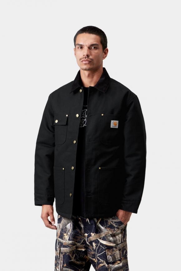Carhartt OG Chore Coat - Schwarz / Schwarz, starr Carhartt OG Chore Coat - Schwarz / Schwarz, starr