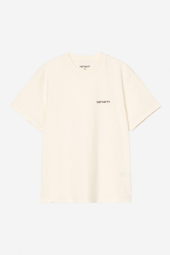 Carhartt S/S Script Embroidery T-Shirt - Cinnerus / Gemütliches Lila Carhartt S/S Script Embroidery T-Shirt - Cinnerus / Gemütliches Lila