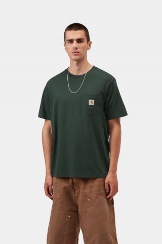 Carhartt S/S Pocket T-Shirt - Dunkler Skarabäus Carhartt S/S Pocket T-Shirt - Dunkler Skarabäus