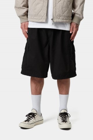 Carhartt Cole Cargo Short - Schwarz, stückgefärbt Carhartt Cole Cargo Short - Schwarz, stückgefärbt