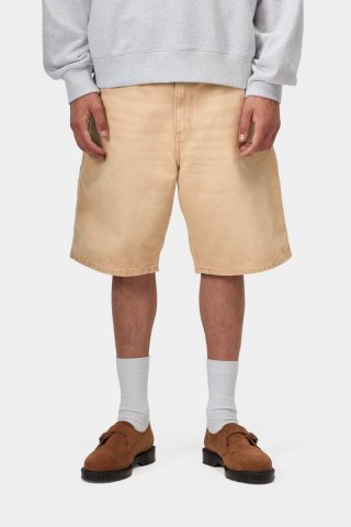 Carhartt Single Knee Short - Dusty H Brown, Steinleinwand Carhartt Single Knee Short - Dusty H Brown, Steinleinwand