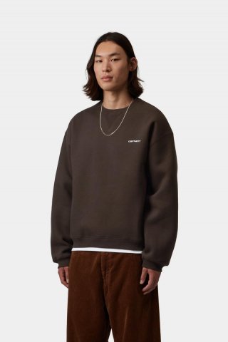 Carhartt Ebbert Sweatshirt - Tabak / Weiß Carhartt Ebbert Sweatshirt - Tabak / Weiß