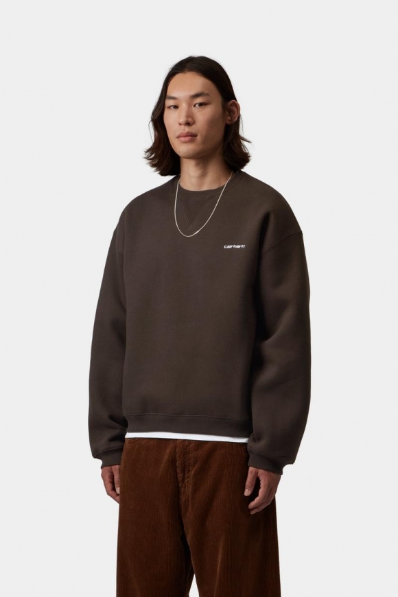 Carhartt Ebbert Sweatshirt - Tabak / Weiß Carhartt Ebbert Sweatshirt - Tabak / Weiß