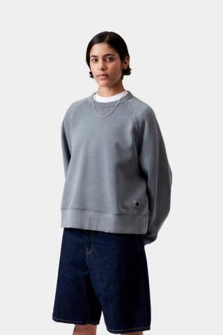 Carhartt Torion Sweatshirt - Büroblau, Grind-Waschung Carhartt Torion Sweatshirt - Büroblau, Grind-Waschung