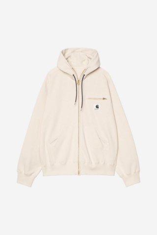 Carhartt sacai x WIP Cotton Jersey Hoodie - Sacai-Elfenbein Carhartt sacai x WIP Cotton Jersey Hoodie - Sacai-Elfenbein