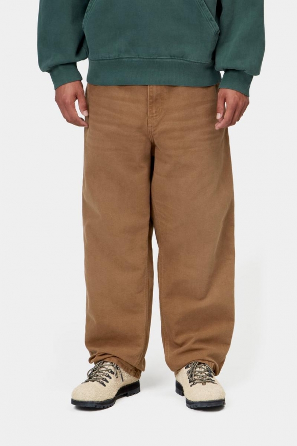Carhartt Single Knee Pant - WIP H Braun, Steinleinwand Carhartt Single Knee Pant - WIP H Braun, Steinleinwand