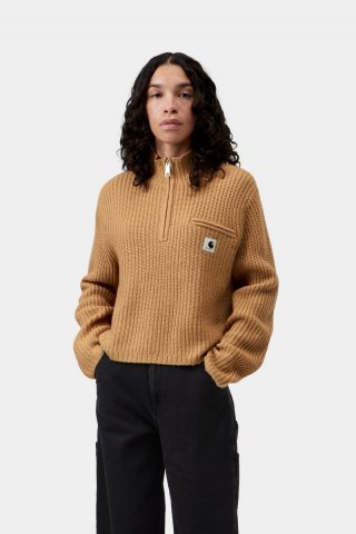 Carhartt Detroit Half Zip Sweater - WIP Dusty H Carhartt Detroit Half Zip Sweater - WIP Dusty H