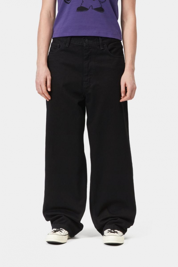 Carhartt Brandon Pant - Schwarz, gespült Carhartt Brandon Pant - Schwarz, gespült