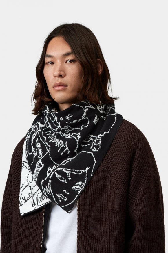 Carhartt Blinkerfluid Bandana - Schwarz / Wachs Carhartt Blinkerfluid Bandana - Schwarz / Wachs