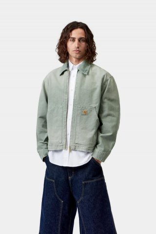Carhartt OG Arcan Jacket - Shady Green / Shady Green, Destroy-Waschung