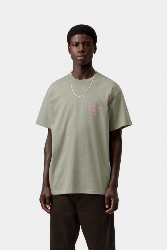 Carhartt S/S Waves T-Shirt - Schattiges Grün Carhartt S/S Waves T-Shirt - Schattiges Grün