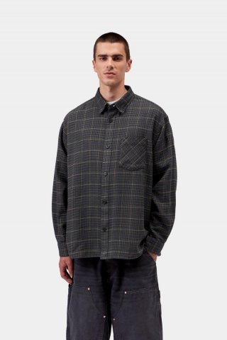 Carhartt L/S Todrick Shirt - Todrick Hahnentritt, Blau Carhartt L/S Todrick Shirt - Todrick Hahnentritt, Blau