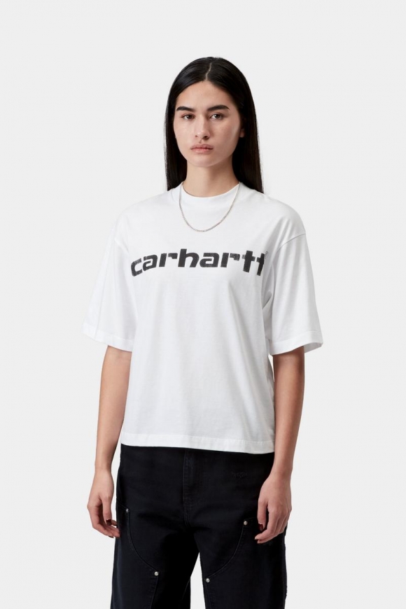 Carhartt S/S Archive Script T-Shirt - Weiß Carhartt S/S Archive Script T-Shirt - Weiß