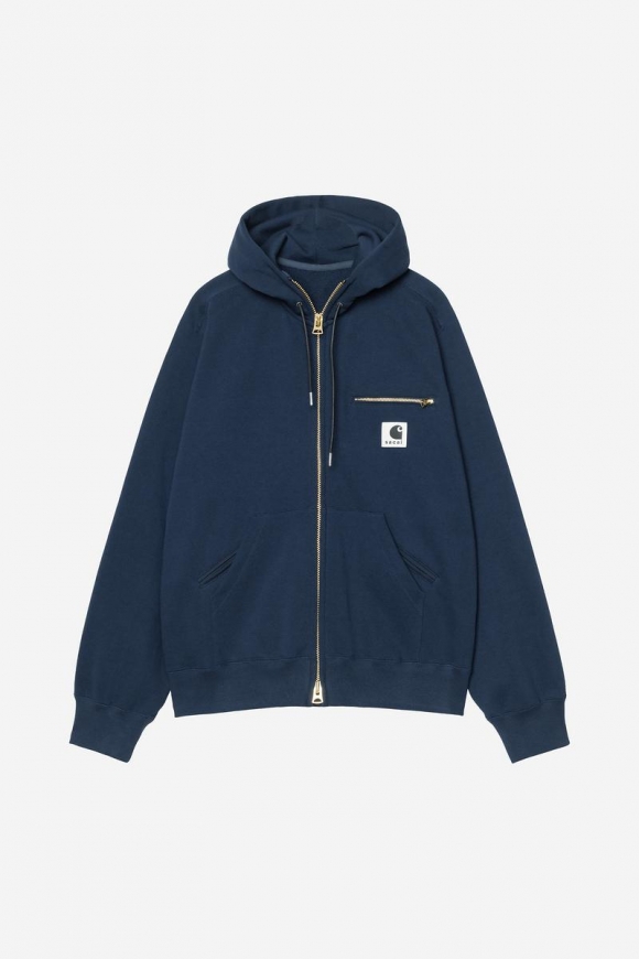 Carhartt sacai x WIP Cotton Jersey Hoodie - Sacai-Blau