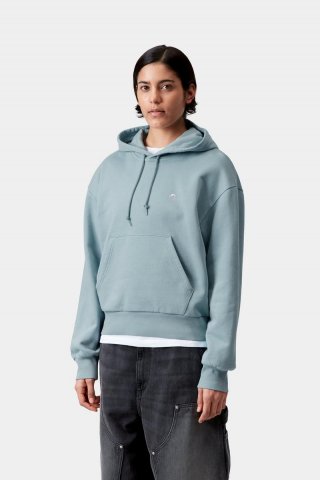 Carhartt Hooded Casey Sweatshirt - Turmalin / Silber Carhartt Hooded Casey Sweatshirt - Turmalin / Silber