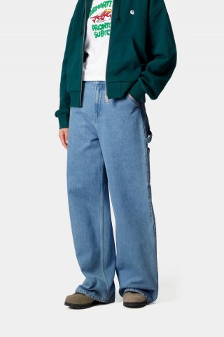 Carhartt Jens Pant - Blau, schwere Steinwaschung Carhartt Jens Pant - Blau, schwere Steinwaschung