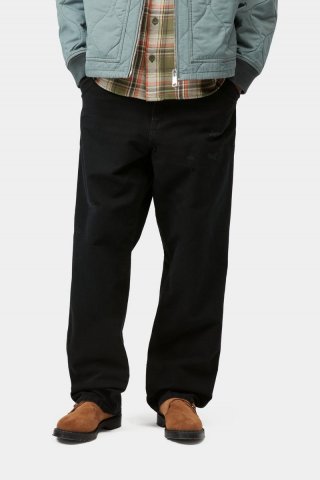 Carhartt Single Knee Pant - Schwarz, Grind-Waschung Carhartt Single Knee Pant - Schwarz, Grind-Waschung