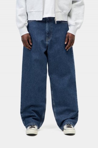 Carhartt Brandon Pant - Blau, Stonewashed