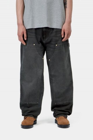 Carhartt OG Double Knee Pant - Schwarz, Destroy-Waschung Carhartt OG Double Knee Pant - Schwarz, Destroy-Waschung