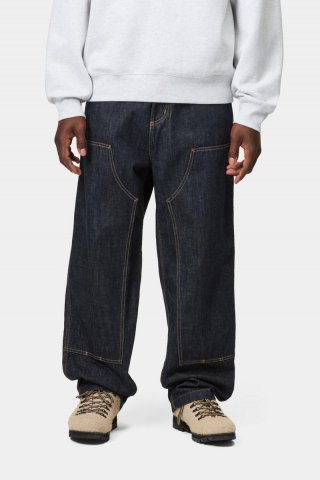 Carhartt OG Double Knee Pant - Blau, gespült