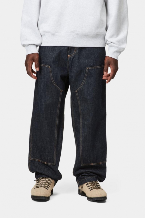Carhartt OG Double Knee Pant - Blau, gespült