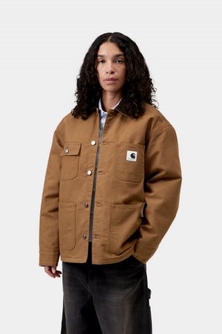 Carhartt OG Michigan Coat - WIP H Braun / Tabak, gespült Carhartt OG Michigan Coat - WIP H Braun / Tabak, gespült
