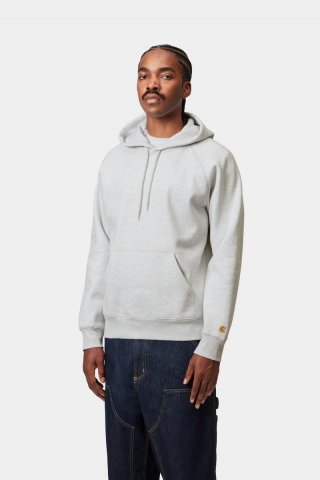 Carhartt Hooded Chase Sweatshirt - Aschenheide / Gold Carhartt Hooded Chase Sweatshirt - Aschenheide / Gold