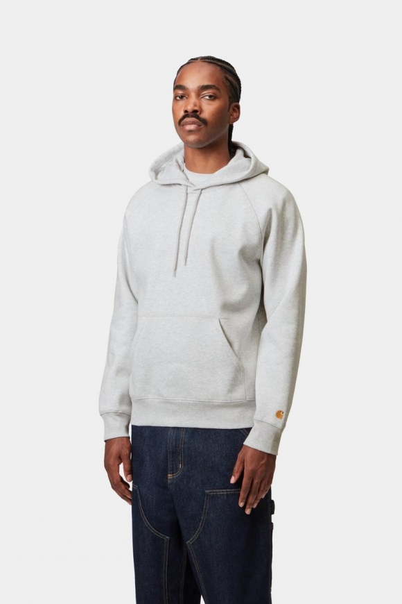Carhartt Hooded Chase Sweatshirt - Aschenheide / Gold Carhartt Hooded Chase Sweatshirt - Aschenheide / Gold
