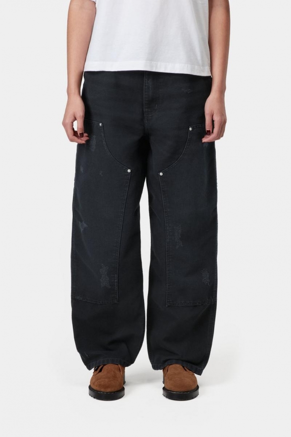 Carhartt Brandon Double Knee Pant - Schwarz, Grind-Waschung Carhartt Brandon Double Knee Pant - Schwarz, Grind-Waschung