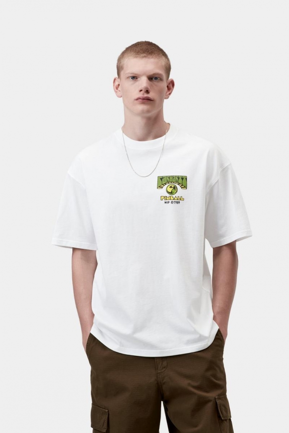 Carhartt S/S Pinball T-Shirt - Weiß