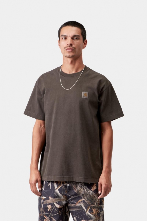 Carhartt S/S Vista T-Shirt - Tabak, Stückgefärbt Carhartt S/S Vista T-Shirt - Tabak, Stückgefärbt