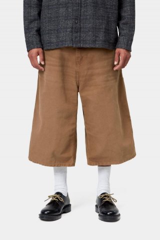 Carhartt OG Single Knee Short (Long) - WIP H Braun, Steinleinwand