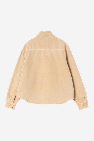 Carhartt Georgia Shirt Jac - Dusty H Brown, Destroy-Waschung Carhartt Georgia Shirt Jac - Dusty H Brown, Destroy-Waschung
