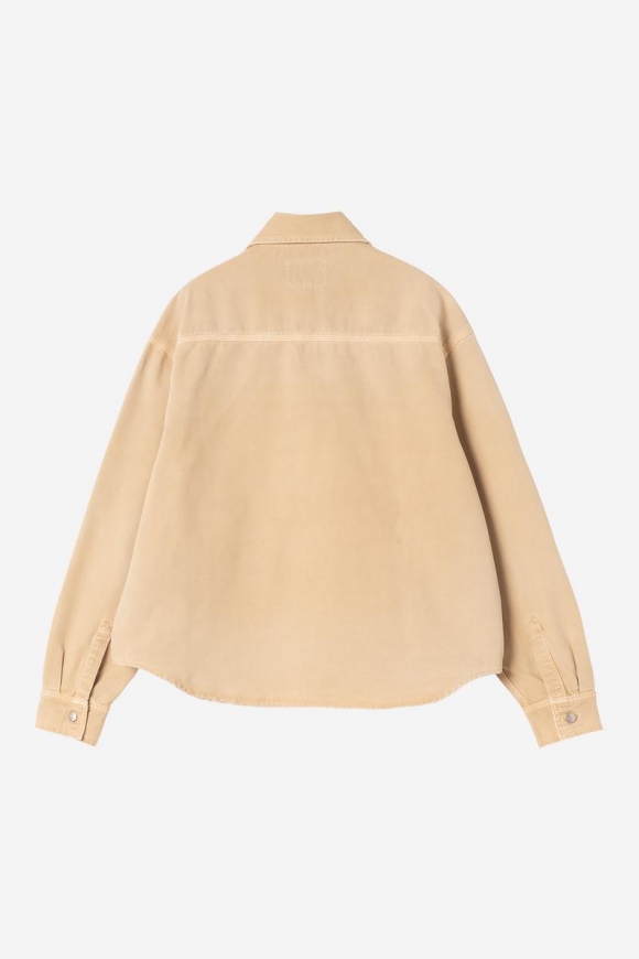 Carhartt Georgia Shirt Jac - Dusty H Brown, Destroy-Waschung Carhartt Georgia Shirt Jac - Dusty H Brown, Destroy-Waschung