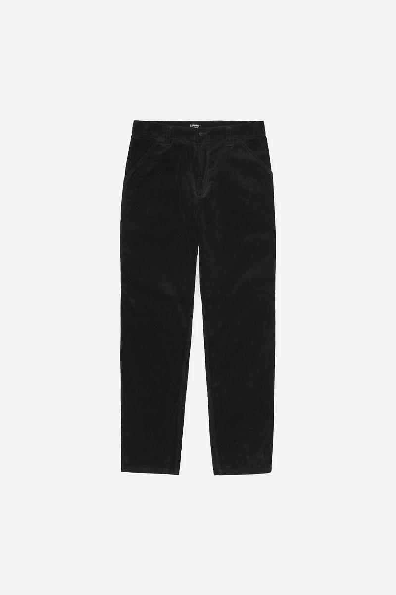 Carhartt Single Knee Pant - Schwarz, gespült