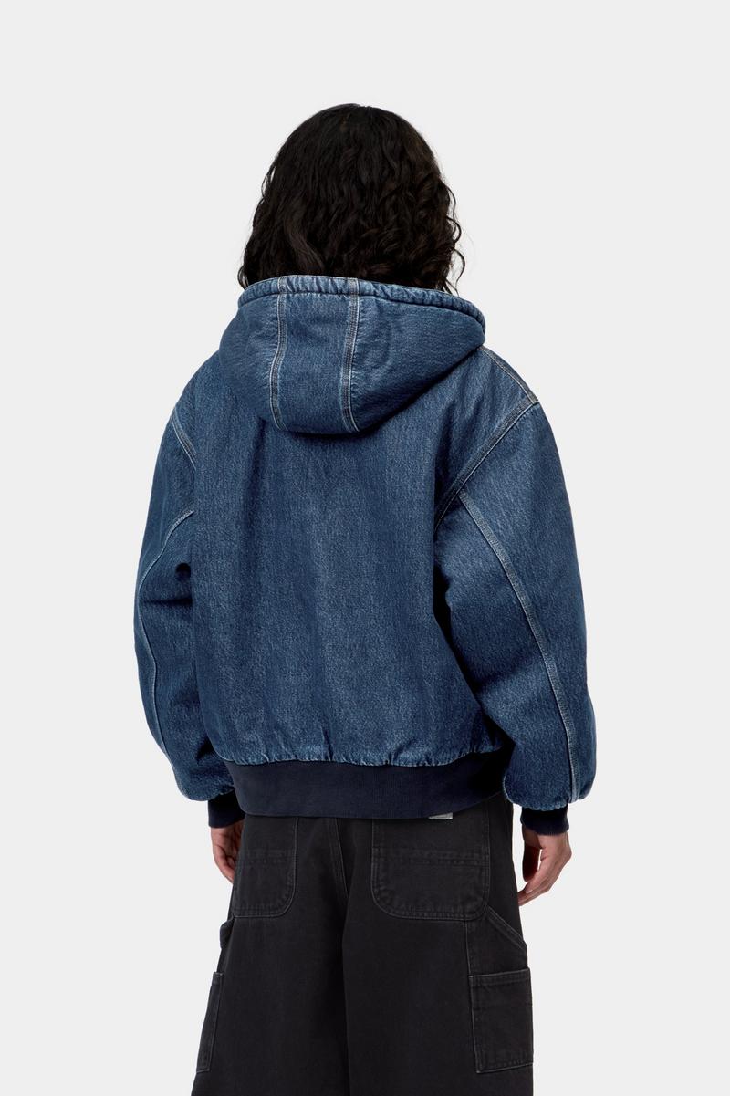 Carhartt OG Active Jacket (Winter) - Blau, Stonewashed