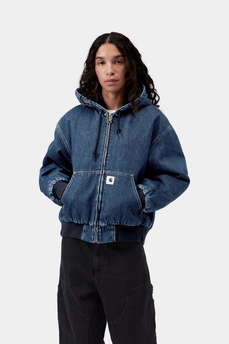 Carhartt OG Active Jacket (Winter) - Blau, Stonewashed