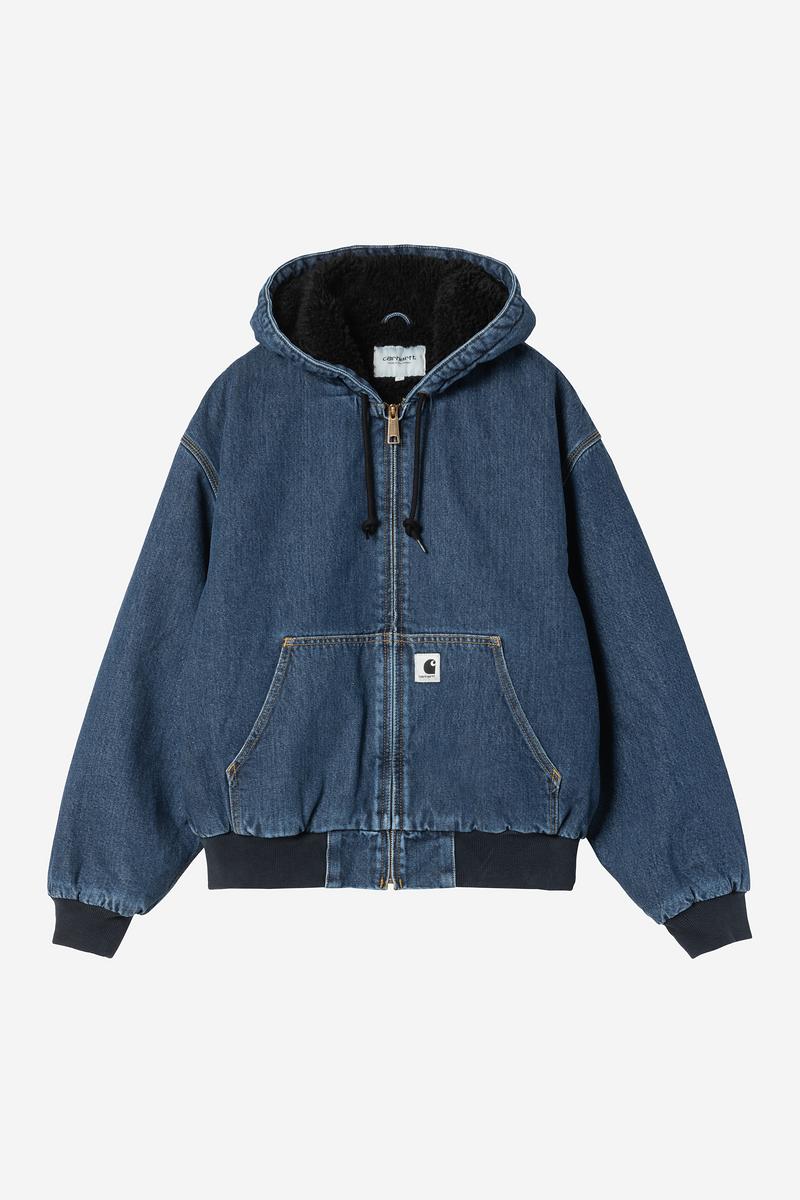 Carhartt OG Active Jacket (Winter) - Blau, Stonewashed