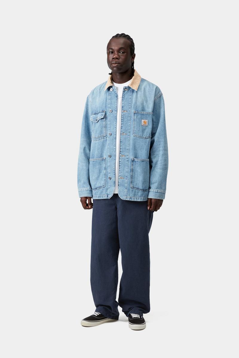Carhartt Parrish Pant - Blau, Stonewashed