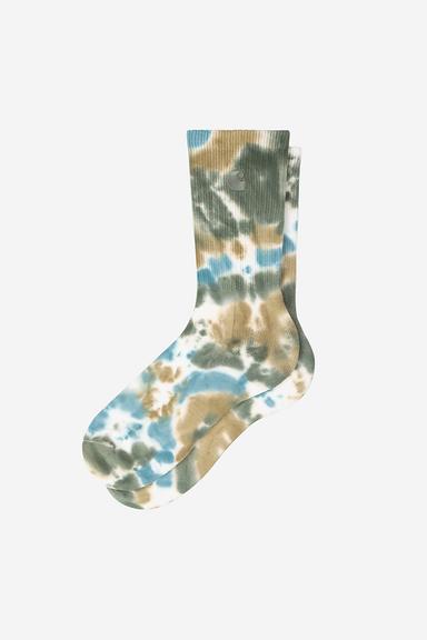 Carhartt Cusco Socks - Leder / Turmalin / Dollargrün