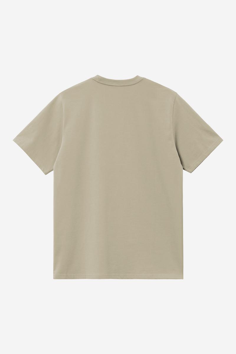 Carhartt S/S Script Embroidery T-Shirt - Barchan / Weiß