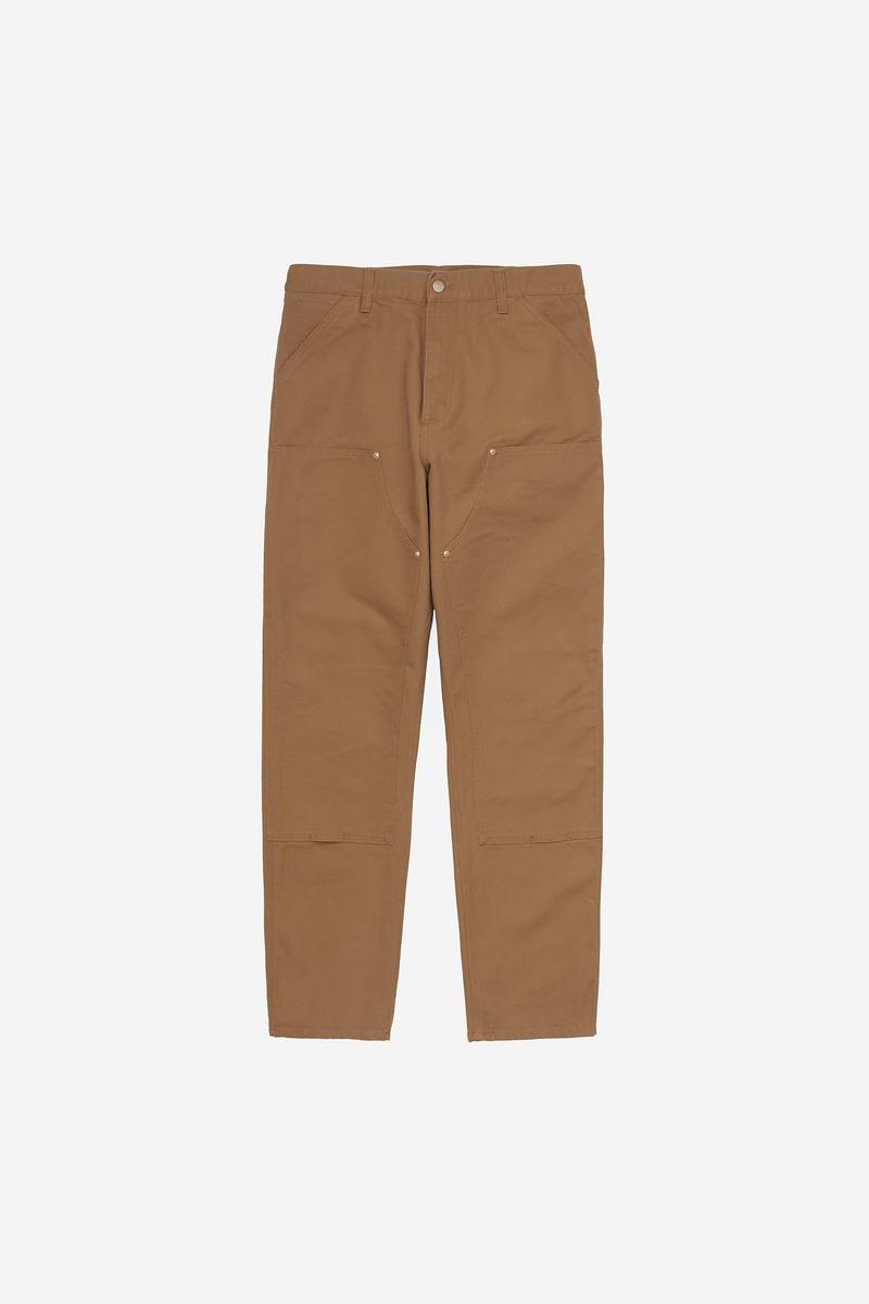 Carhartt Double Knee Pant - Hamilton Brown, gespült