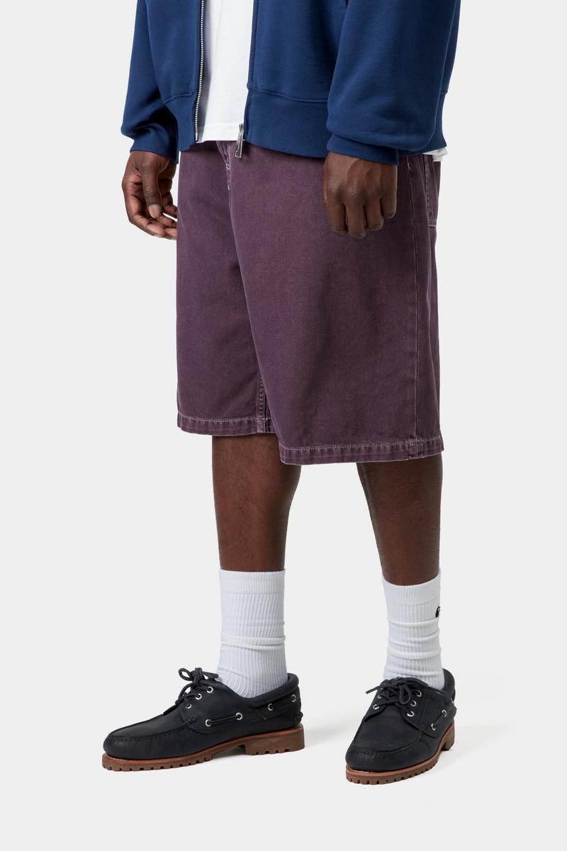 Carhartt Brandon Short - Gemütliches Lila, steingefärbt