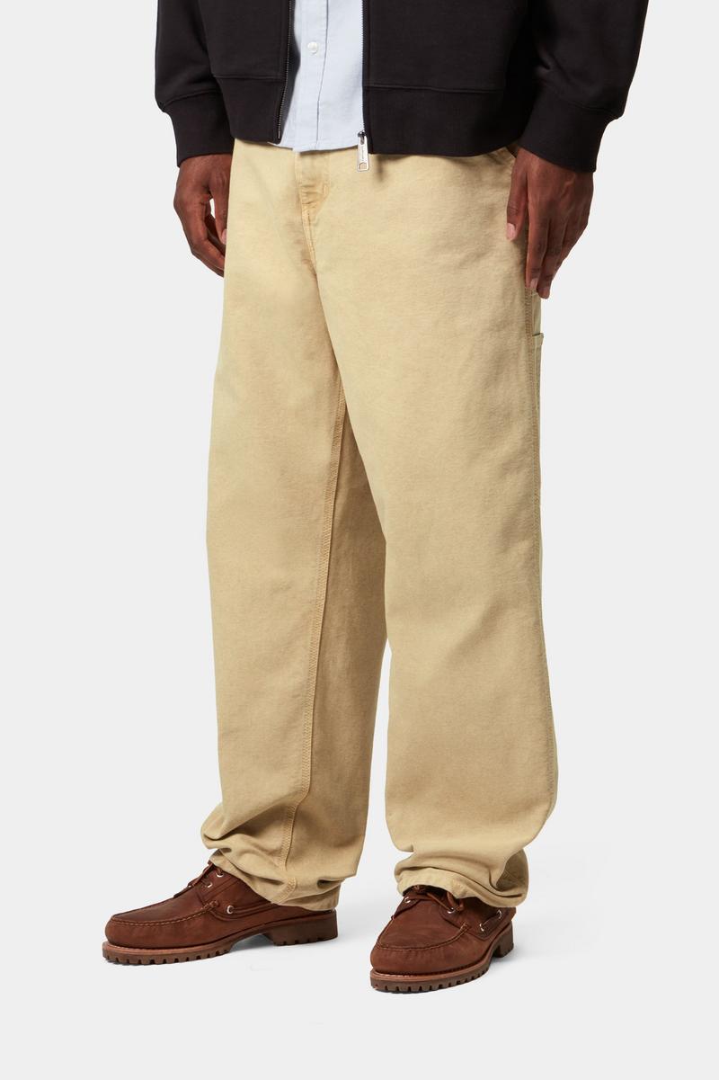 Carhartt Single Knee Pant - Dusty H Brown, Kreidewäsche