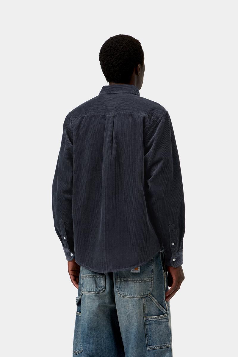 Carhartt L/S Madison Cord Shirt - Dunkles Marineblau