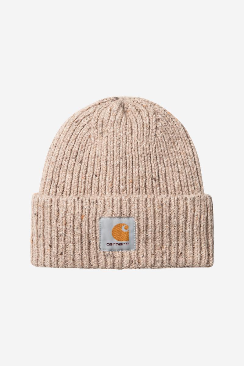 Carhartt Anglistic Beanie - Gesprenkeltes Fleur de Sel