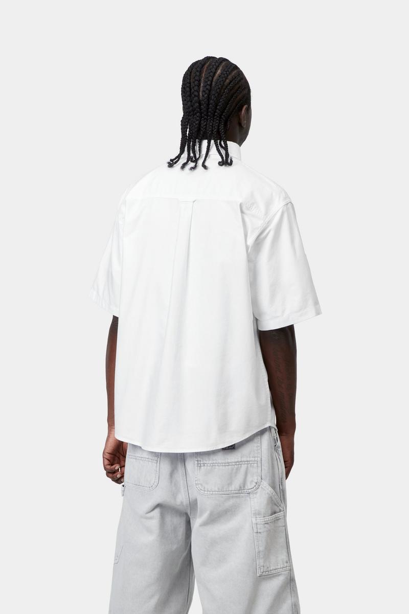 Carhartt S/S Braxton Shirt - Weiß / Weiß