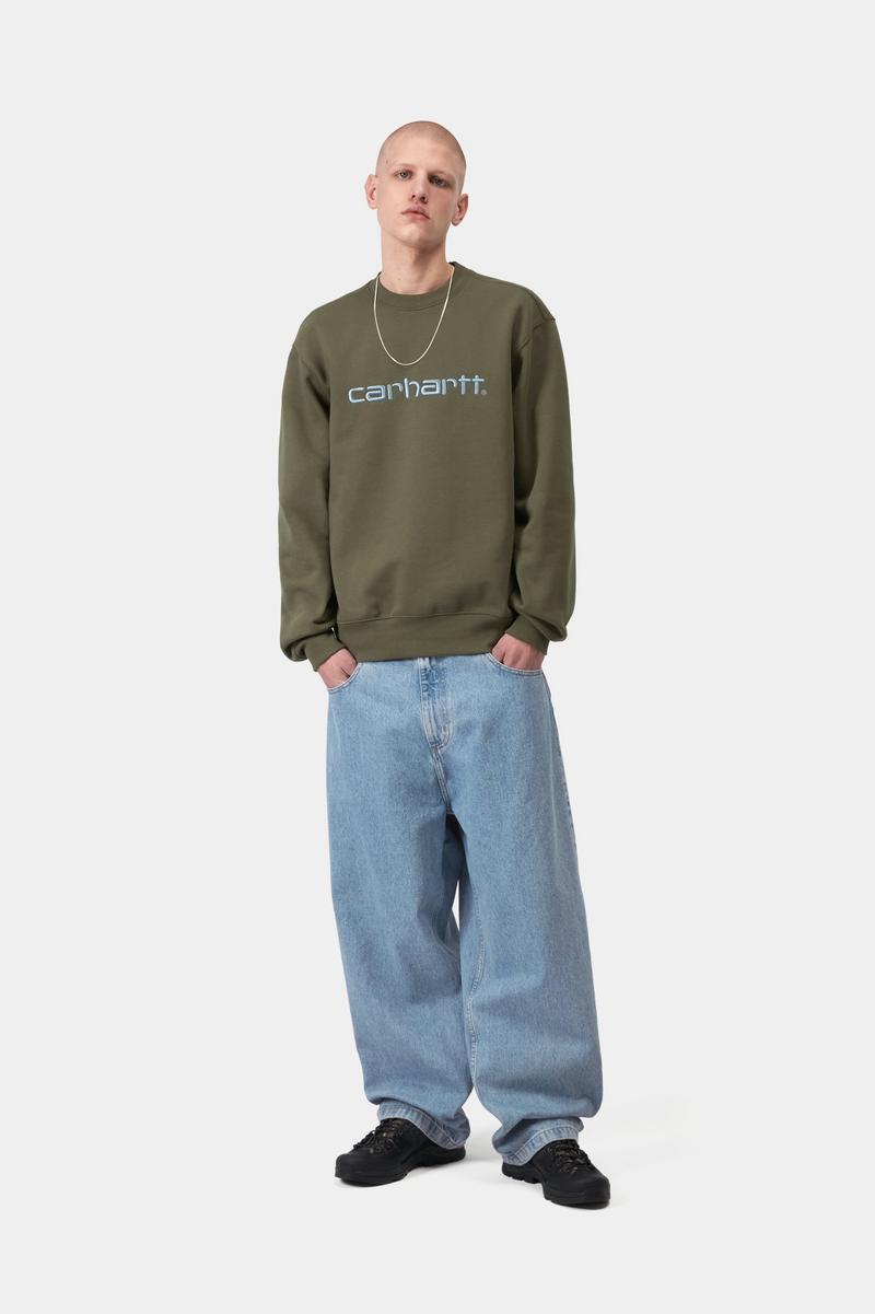 Carhartt Brandon Pant - Blau, Stein gebleicht